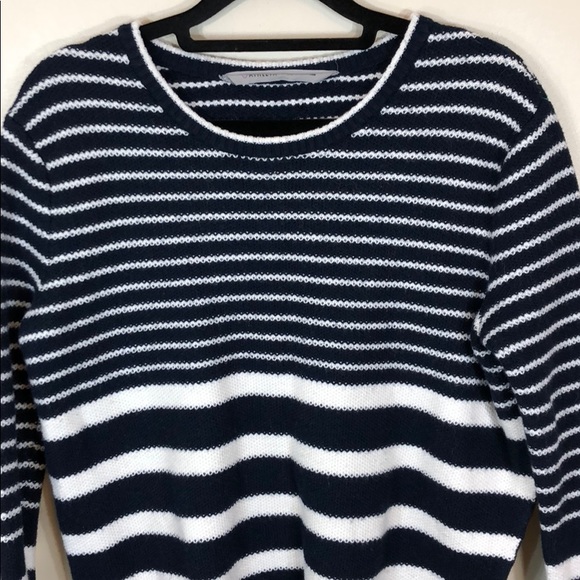 Athleta Woolblend Striped Side Slip Sweater - Picture 8 of 8